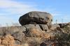 Volcanic rock outcrops near Rietfontein.