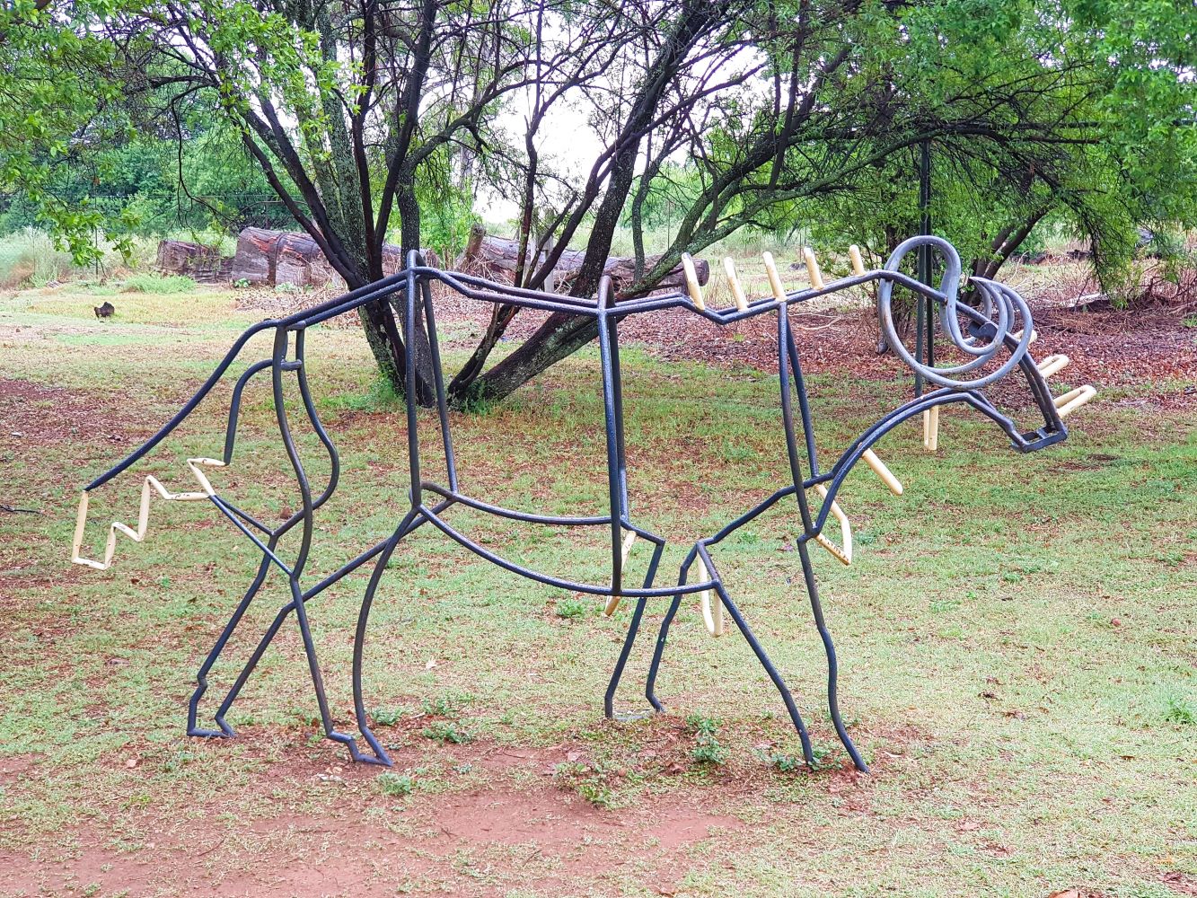 Black wildebeest artwork  Black wildebeest artwork